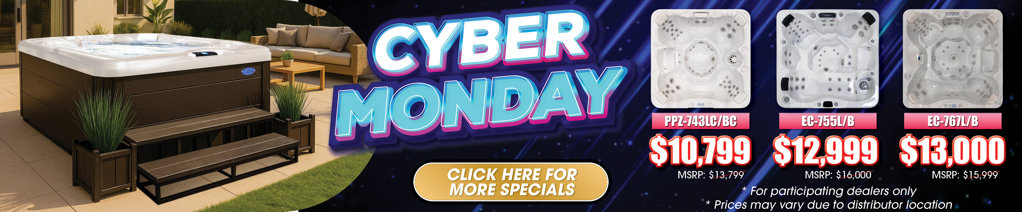 Calspas hot tub being used in a family setting - Hammond